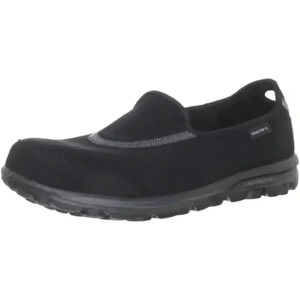 Skechers Go Walk-Glitz Walking Shoe - Black Slip-On  Size 7.5